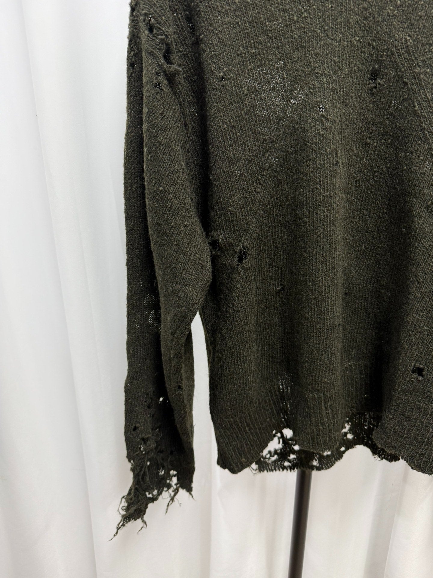 Comme des Garcons Homme 90s Distressed Sweater