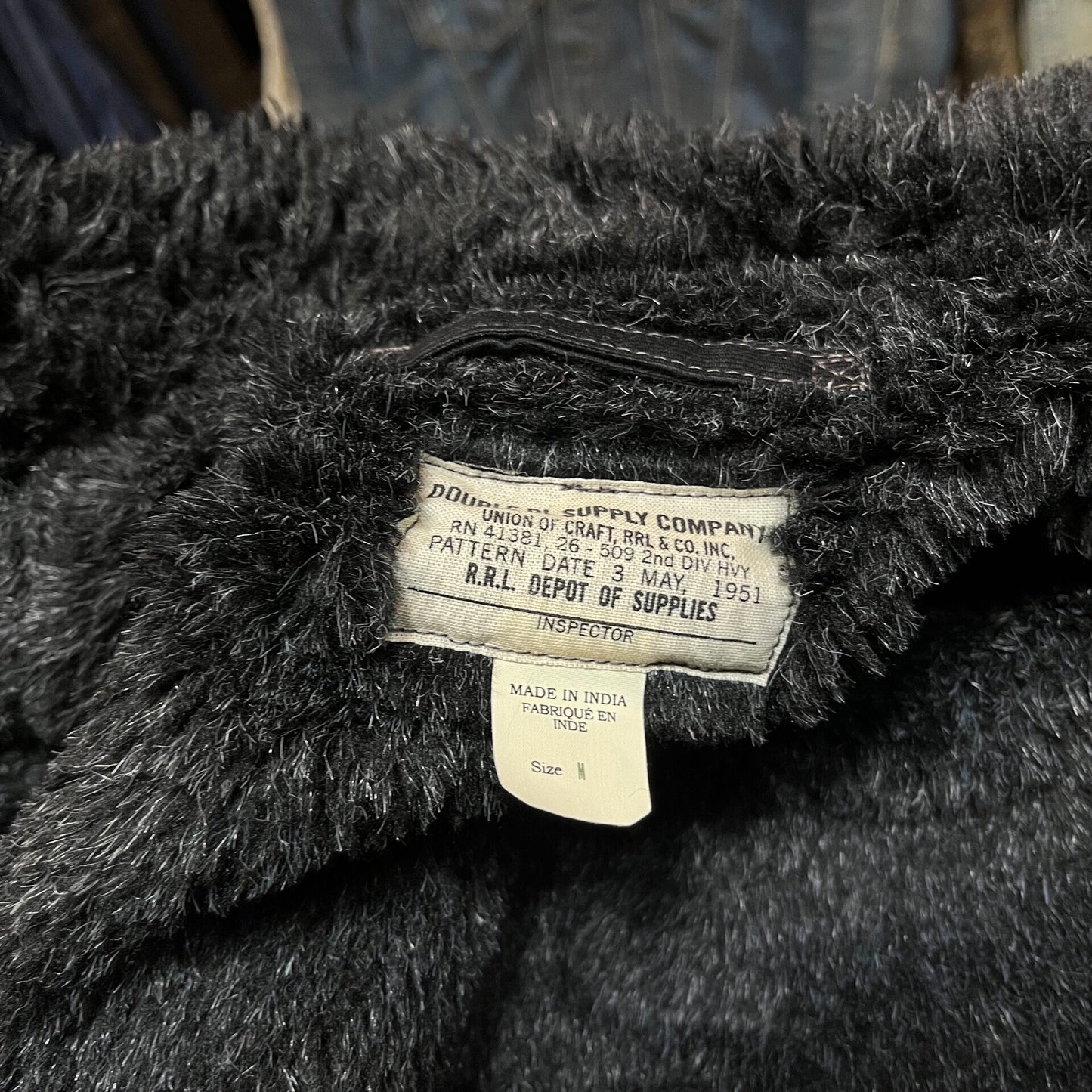 RRL Faux Fur Jacket for Autumn Winter