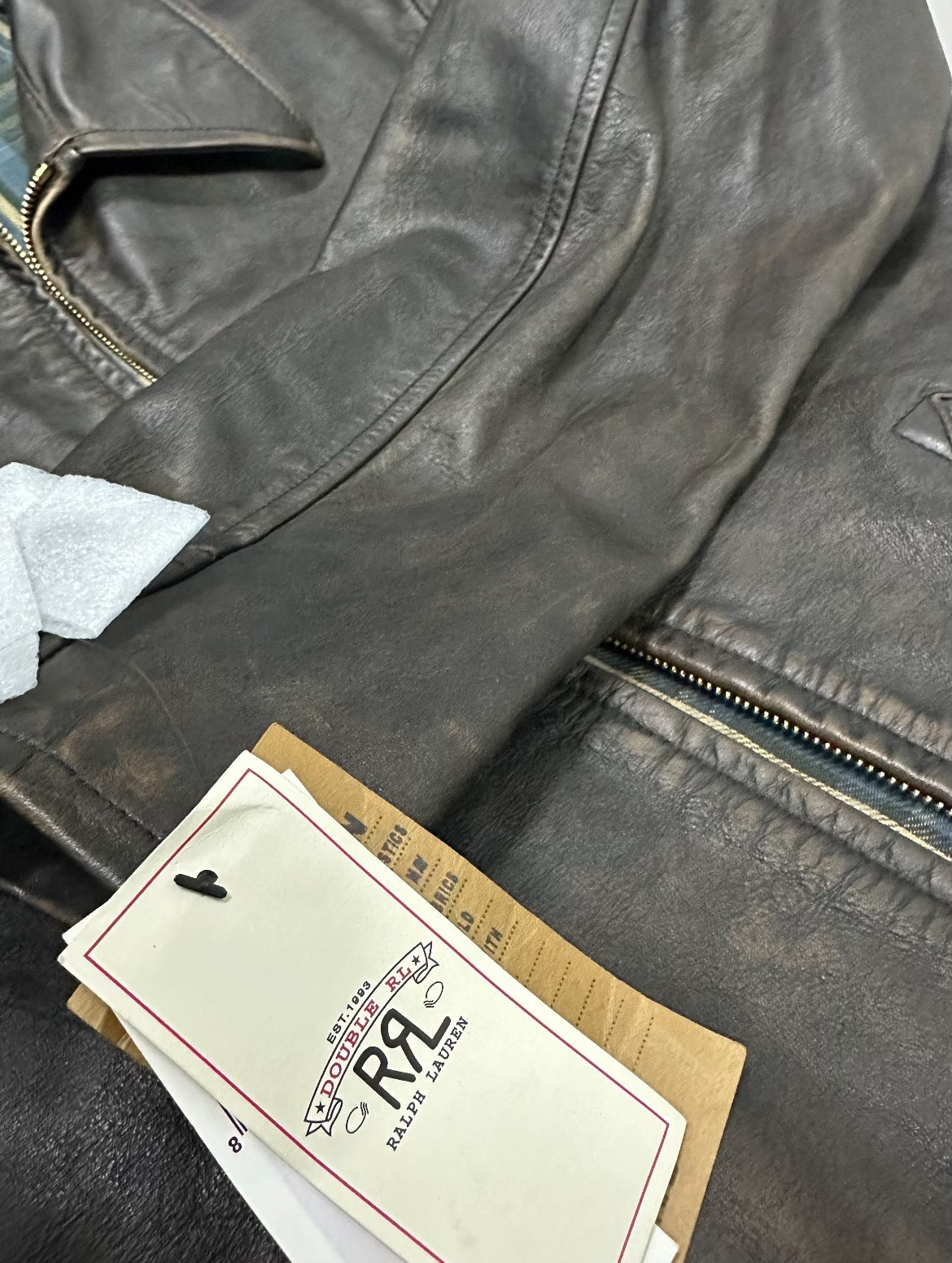 RRL 1930s Leather Jacket