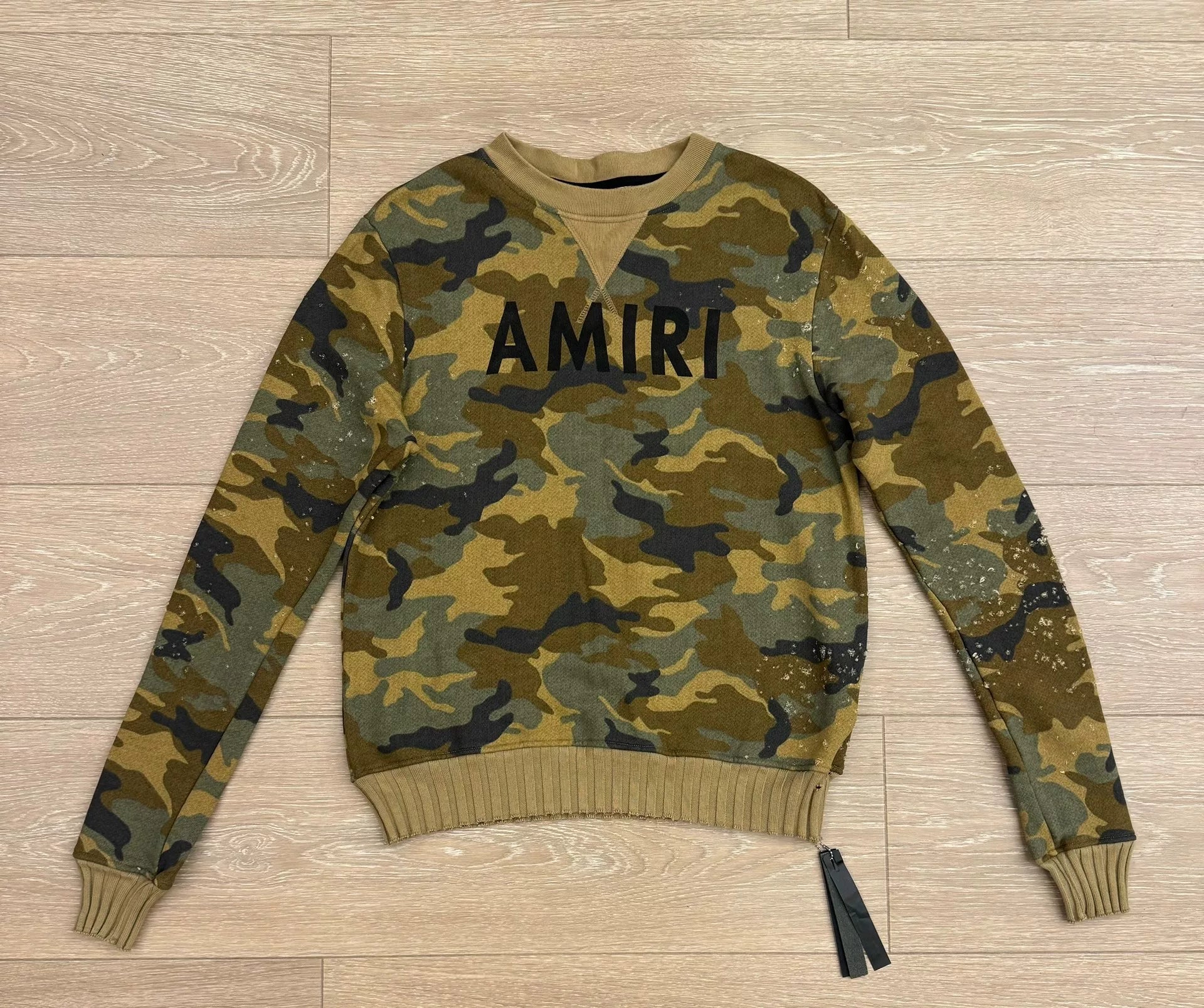 Amiri Camouflage Sweatshirt For Sale