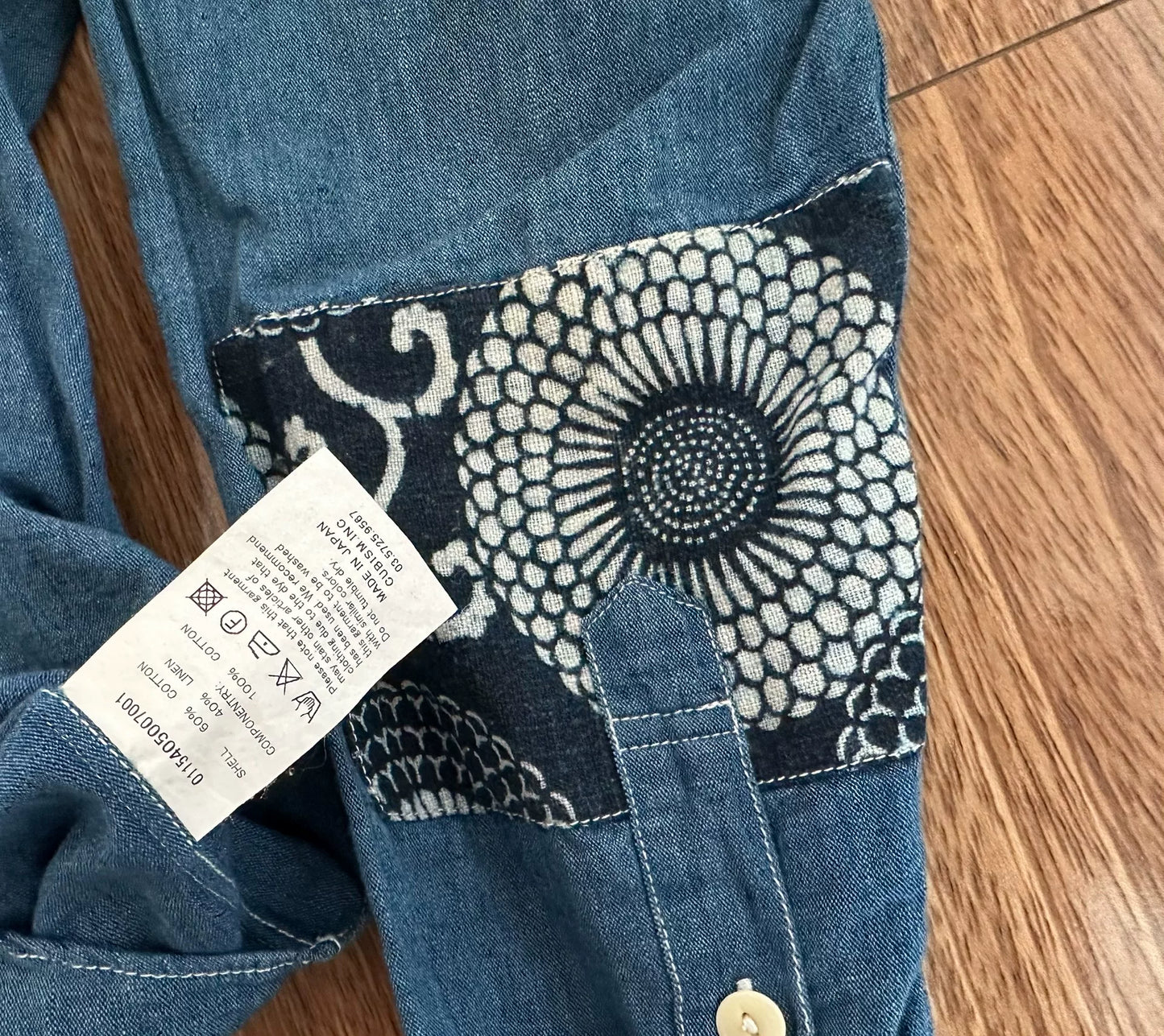 visvim lungta long sleeve patch shirt