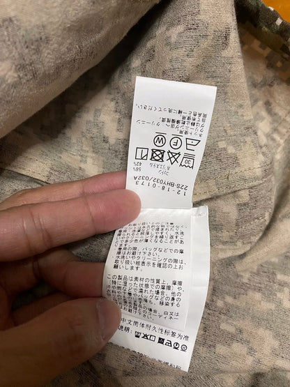 camo military style oversized jacket