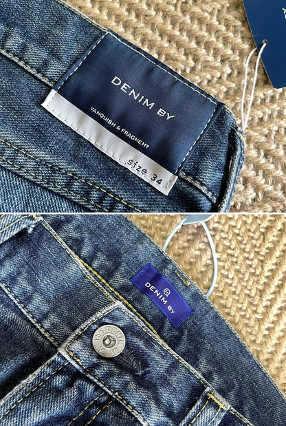 Vanquish Fragment Lightning Distressed Washed Denim