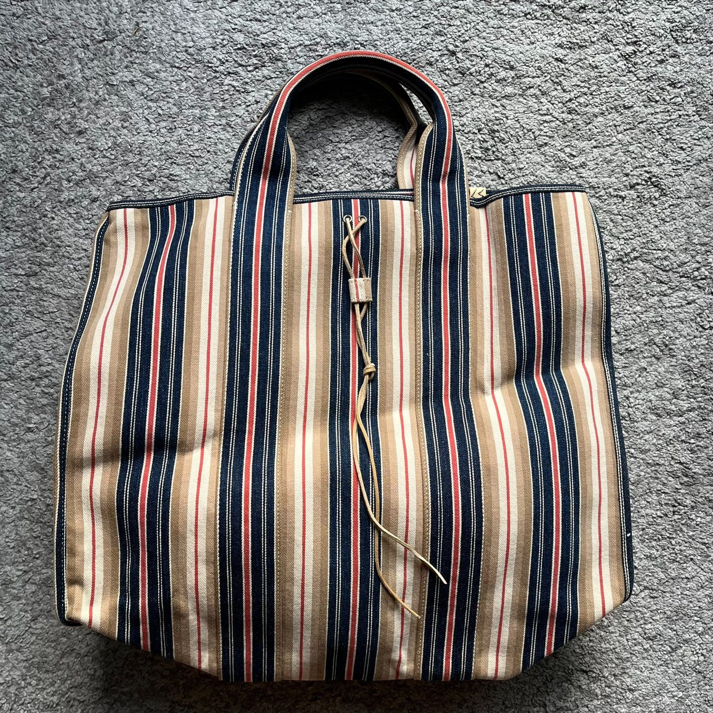 Visvim Teton Tote Oka XL Blue