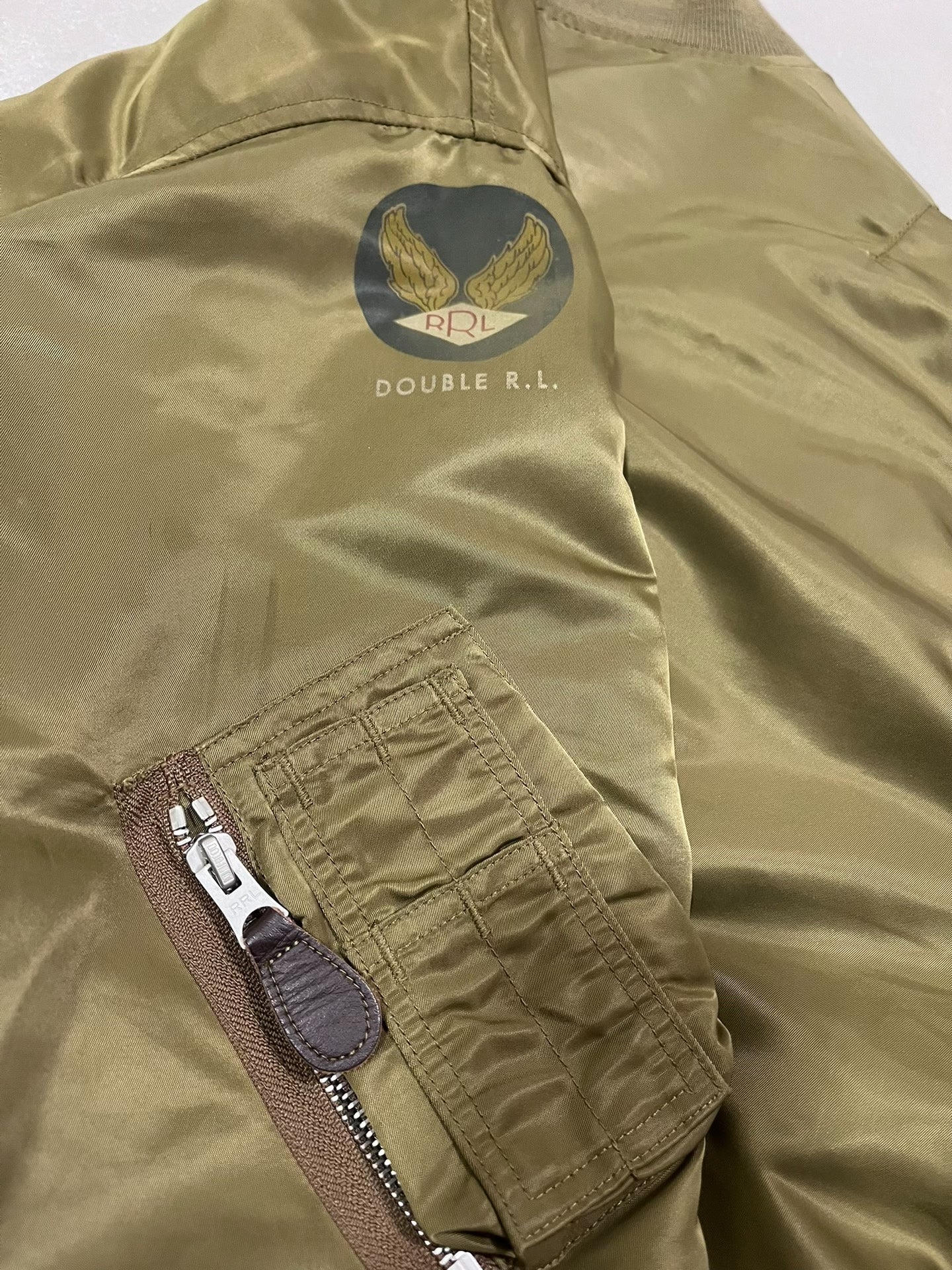 RRL Double RL Reversible MA-1 Jacket