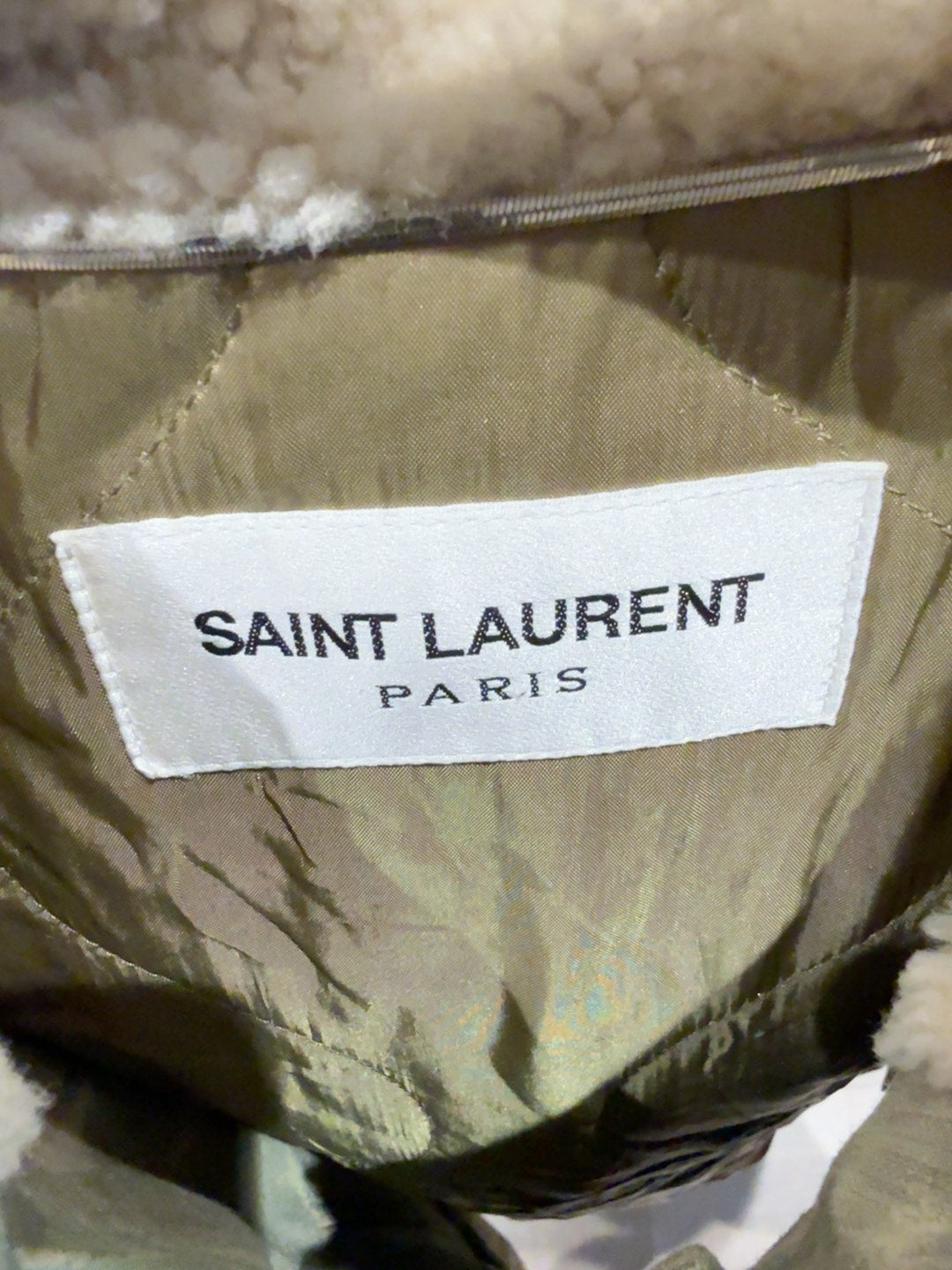 Saint Laurent Camouflage Hooded Jacket