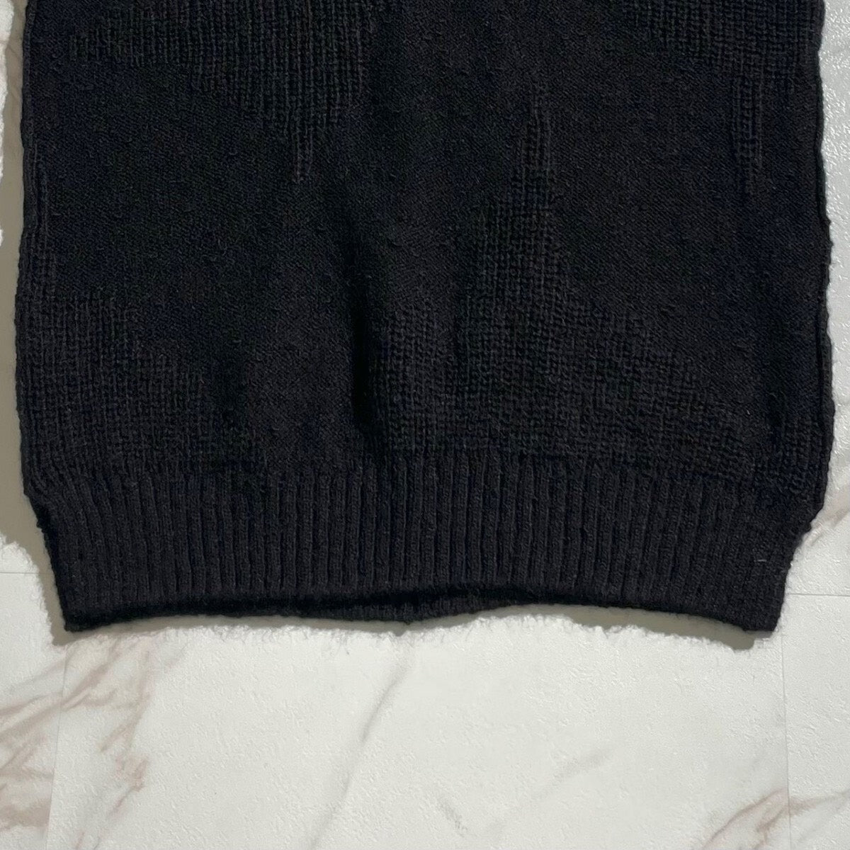 Yohji Yamamoto Pour Homme 23AW Long Wool Angora Vest