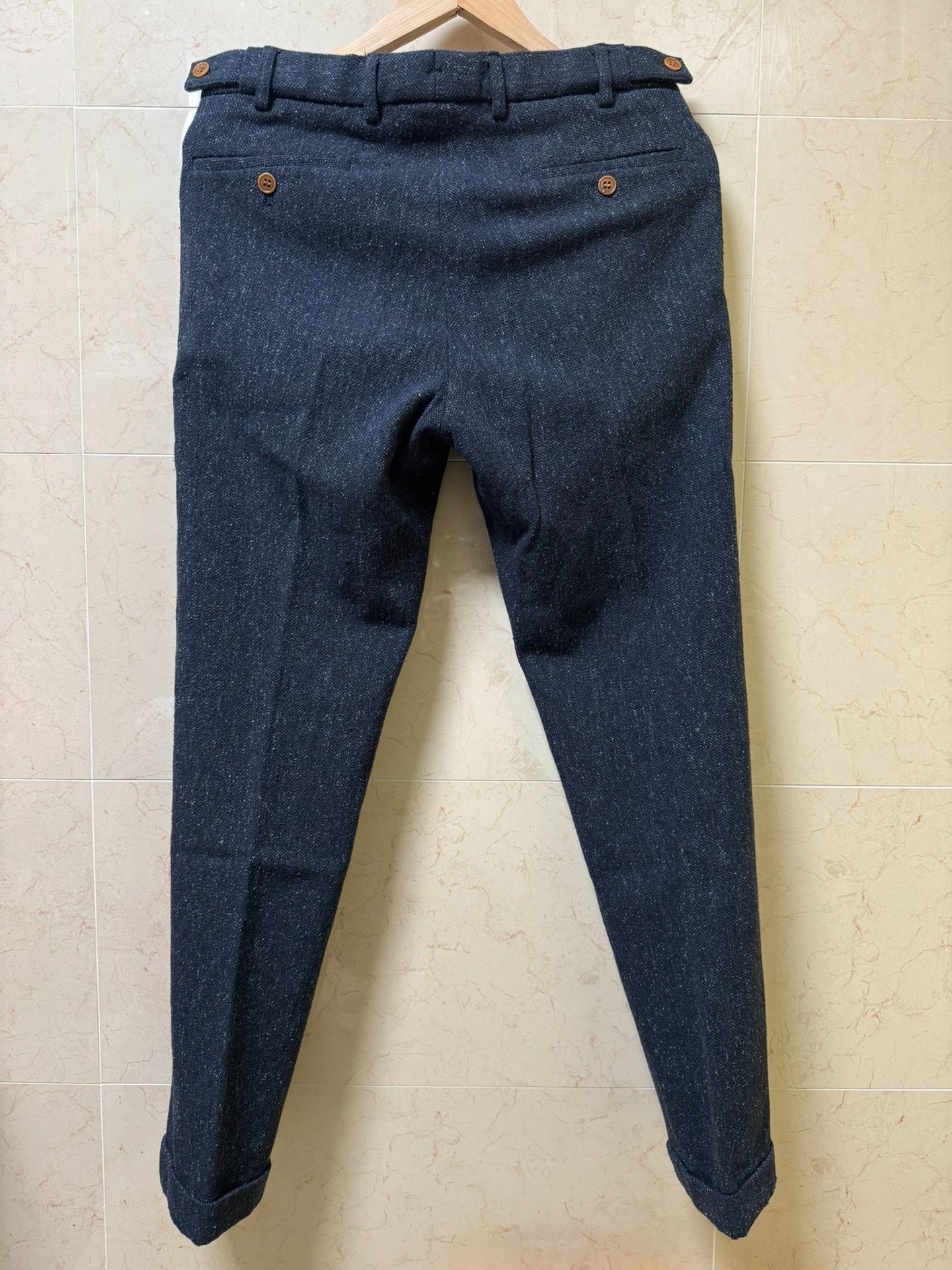 visvim High Water Slacks Melange Wool