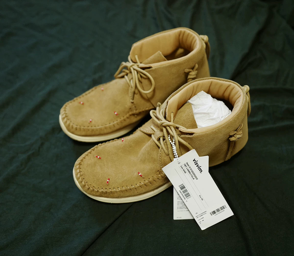visvim fbt lhamo suede casual shoes