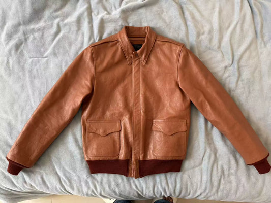 A2 Leather Jacket Size 42