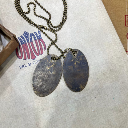 RRL Dog Tag Pendant Necklace Accessory