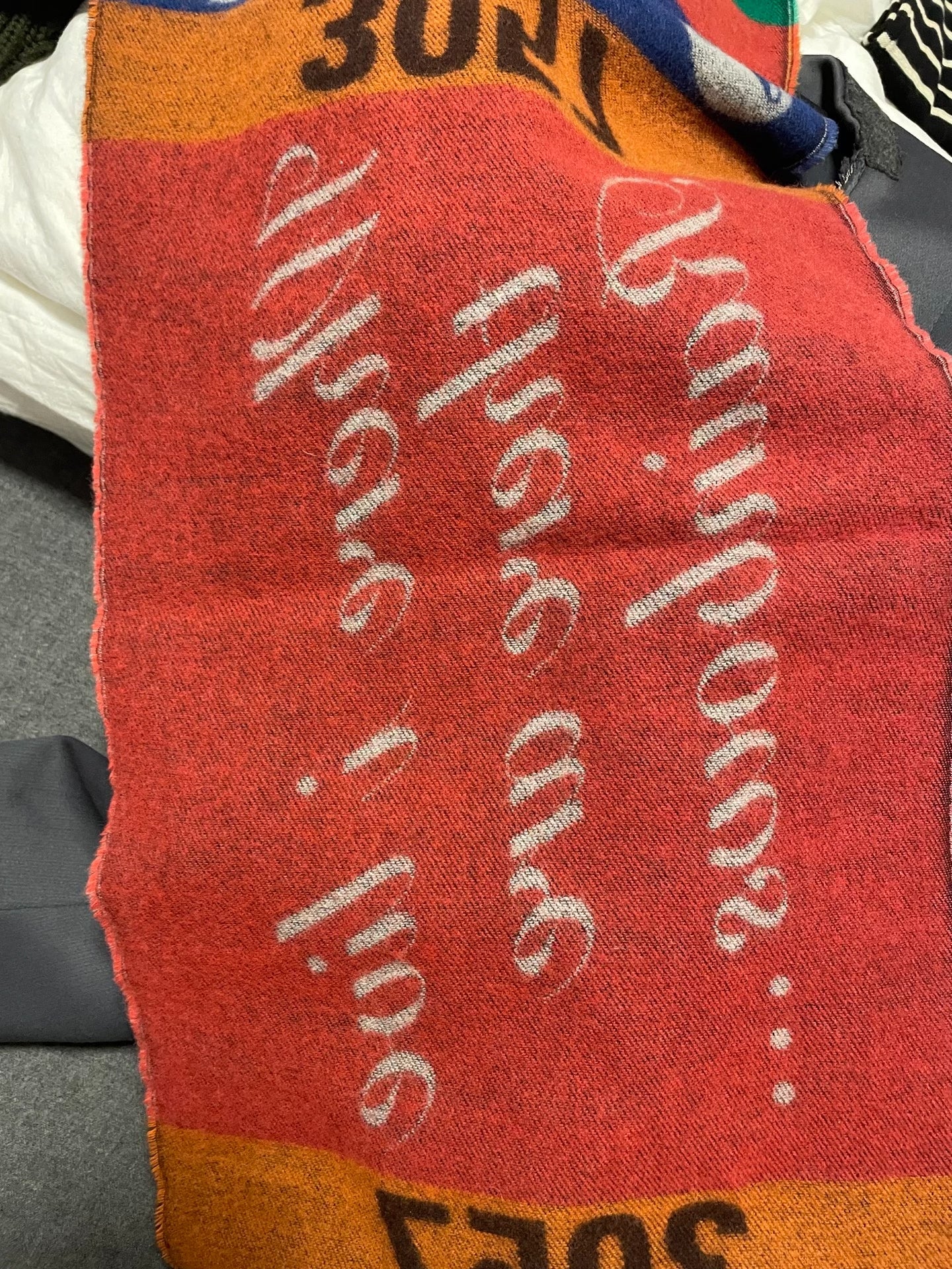 Walter van Beirendonck Wool Scarf