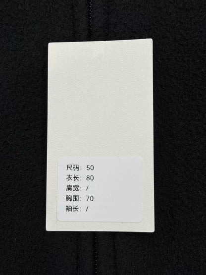 Balenciaga SportyB Embroidered Fleece Jacket Size 50