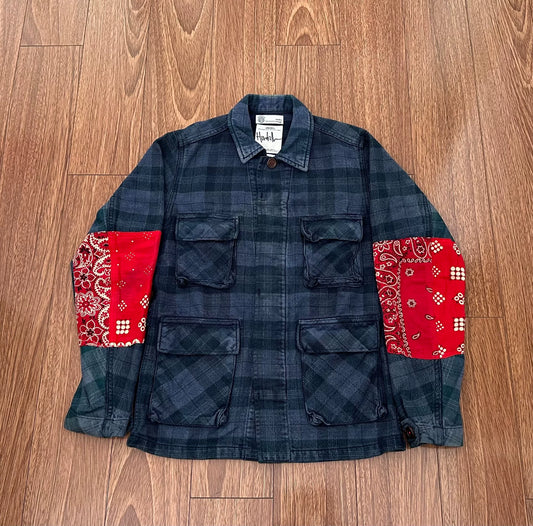 visvim kilgore jacket bandana red sleeves