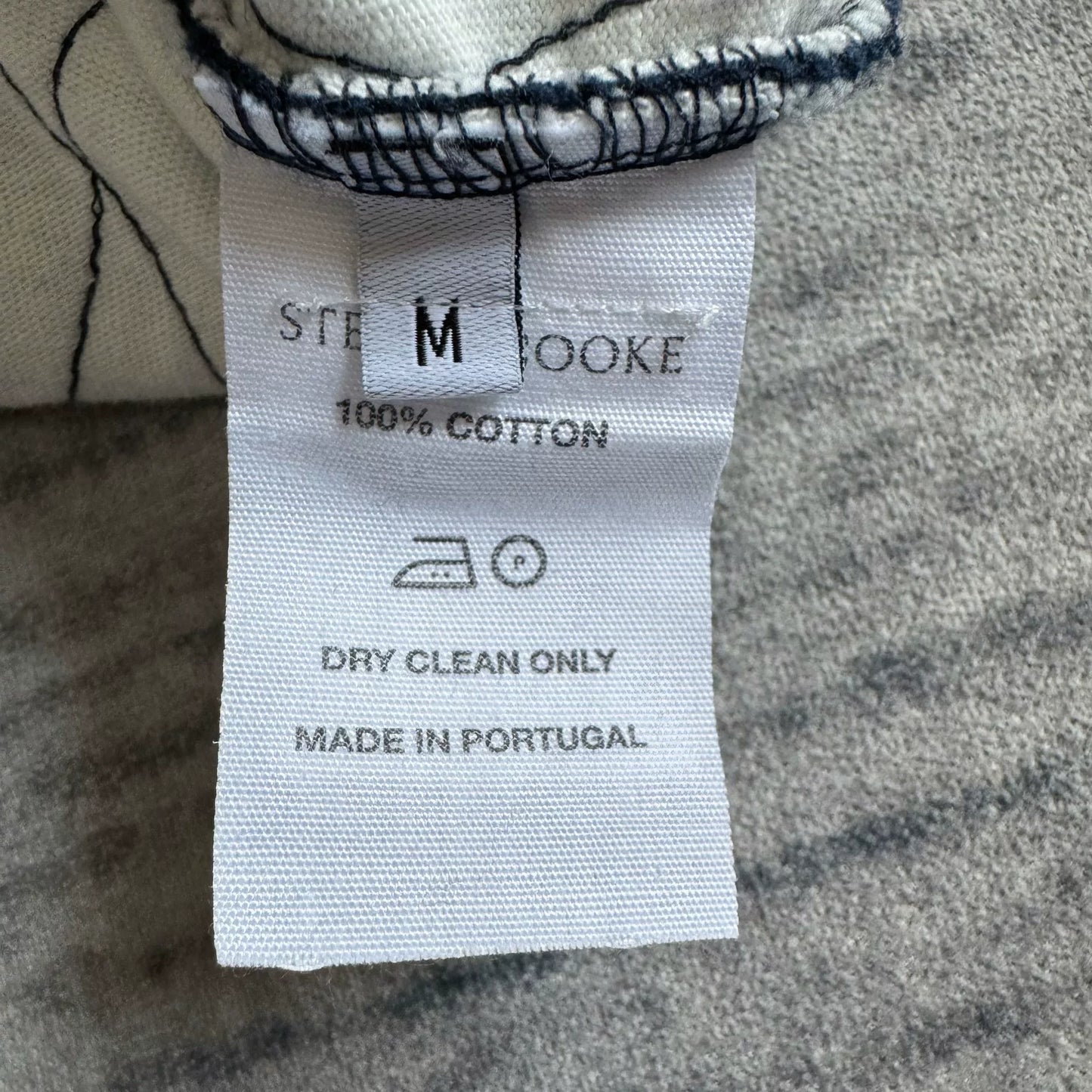 Stefan Cooke Hooded Diamond Pattern Sweatshirt