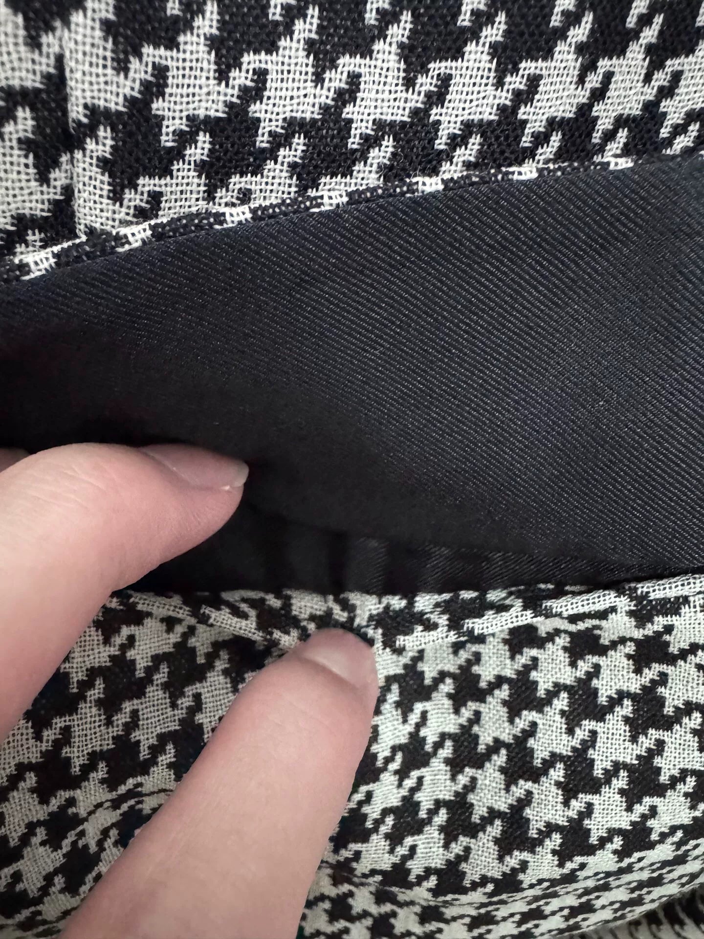 Saint Laurent 14SS Houndstooth Leather Lapel Blazer