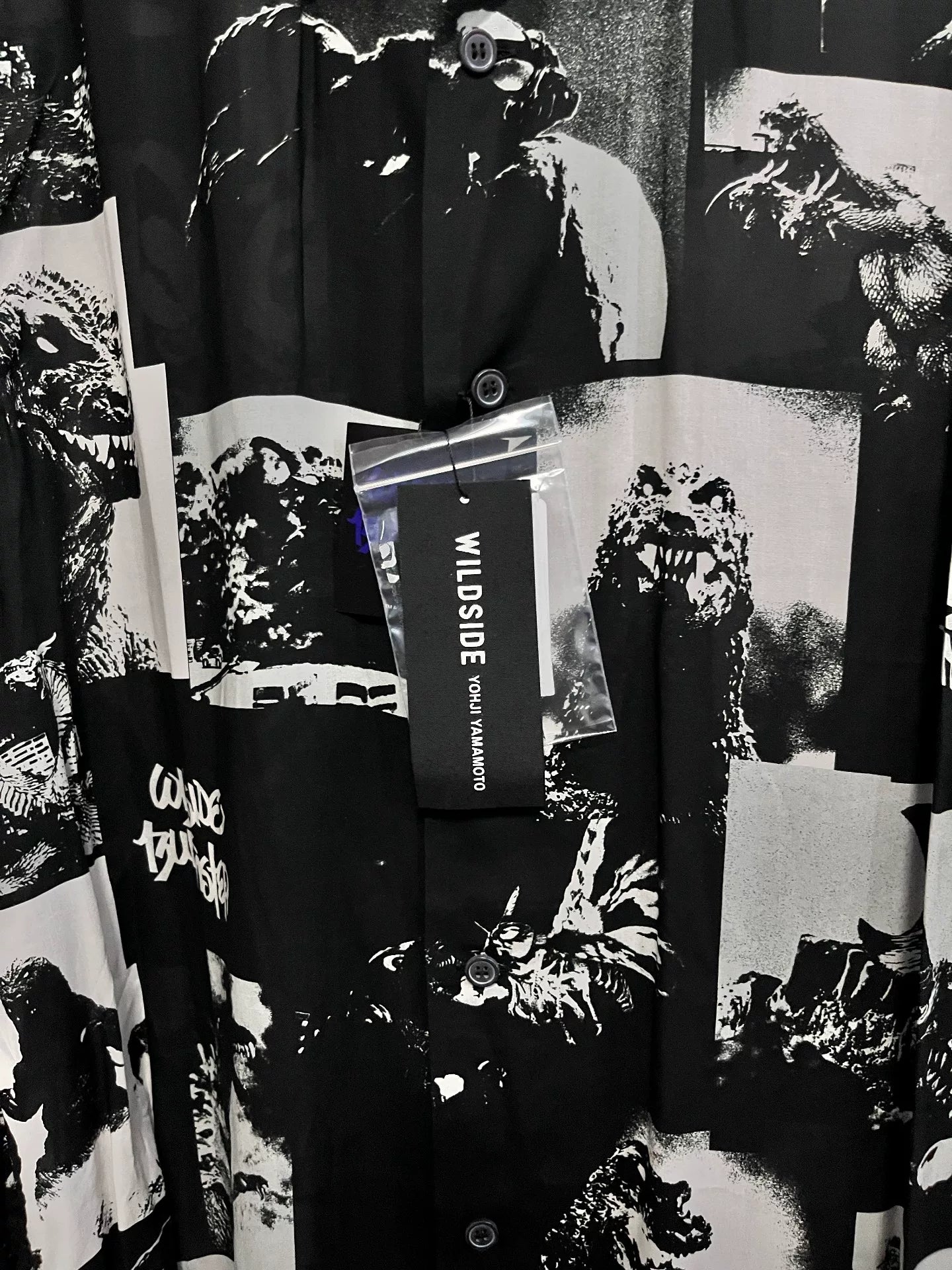 Godzilla Collaboration Silk Shirt