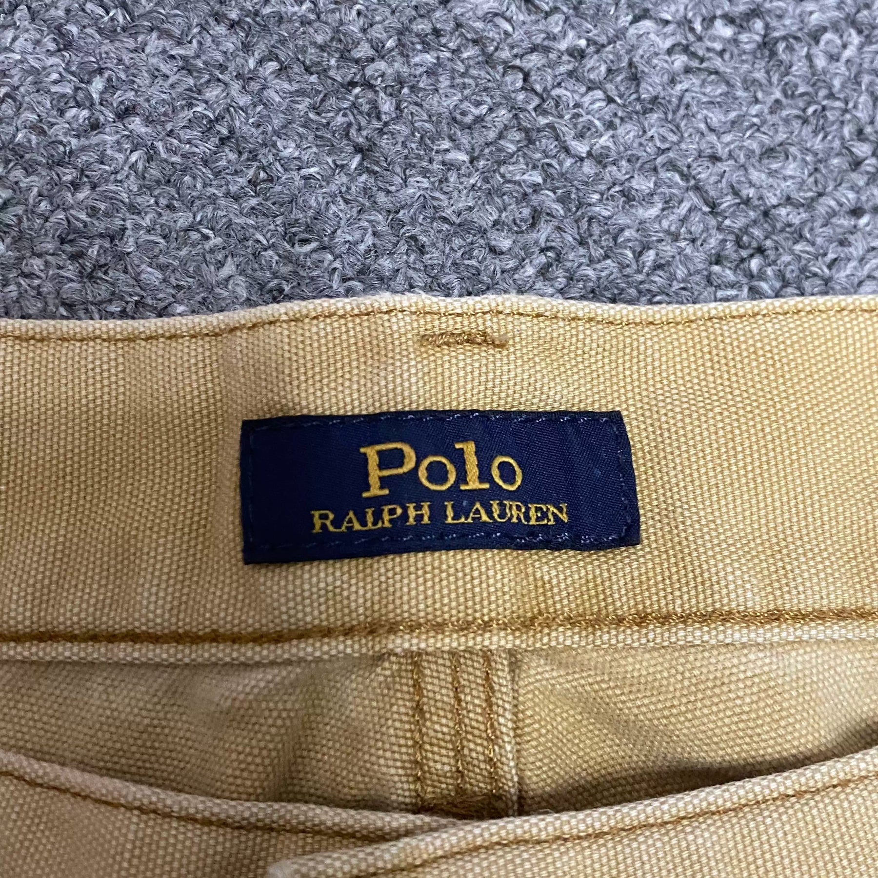 RALPH LAUREN Loose Distressed Logger Pants