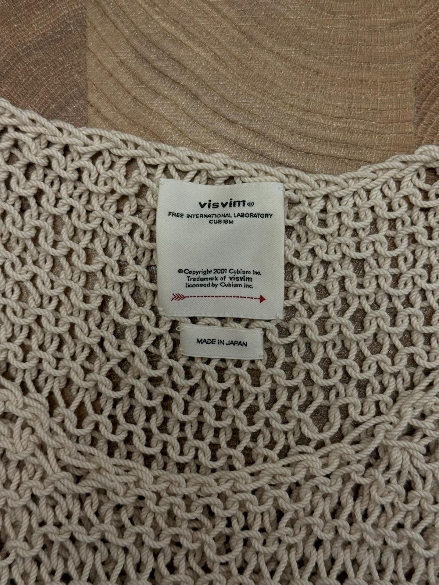 visvim 22ss Lattice Hand-Knit Vest