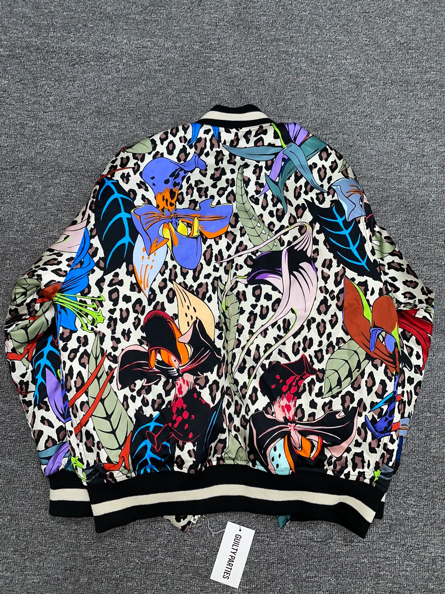 wacko maria colorful printed jacket in size L