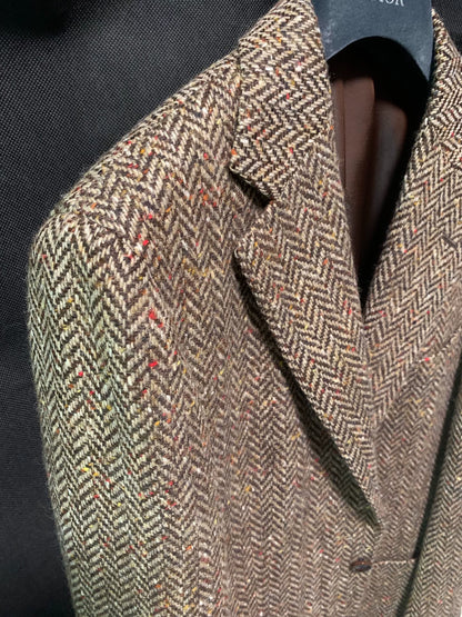classic herringbone blazer size 46