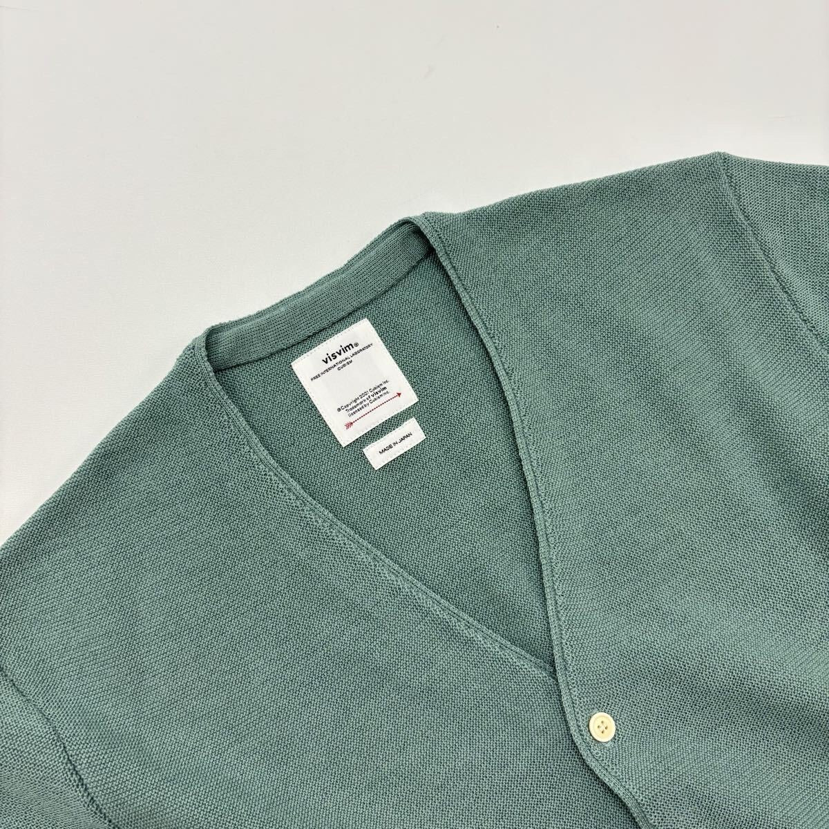 VISVIM Selmer Knit Cardigan Green