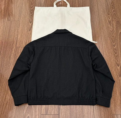 visvim alcan jkt black wool blend jacket