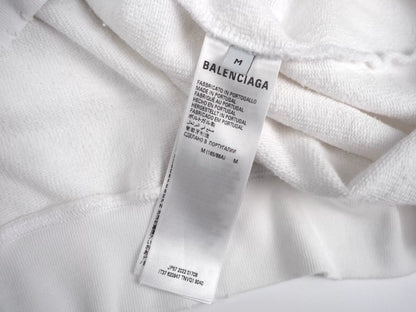 balenciaga hand drawn logo oversized hoodie