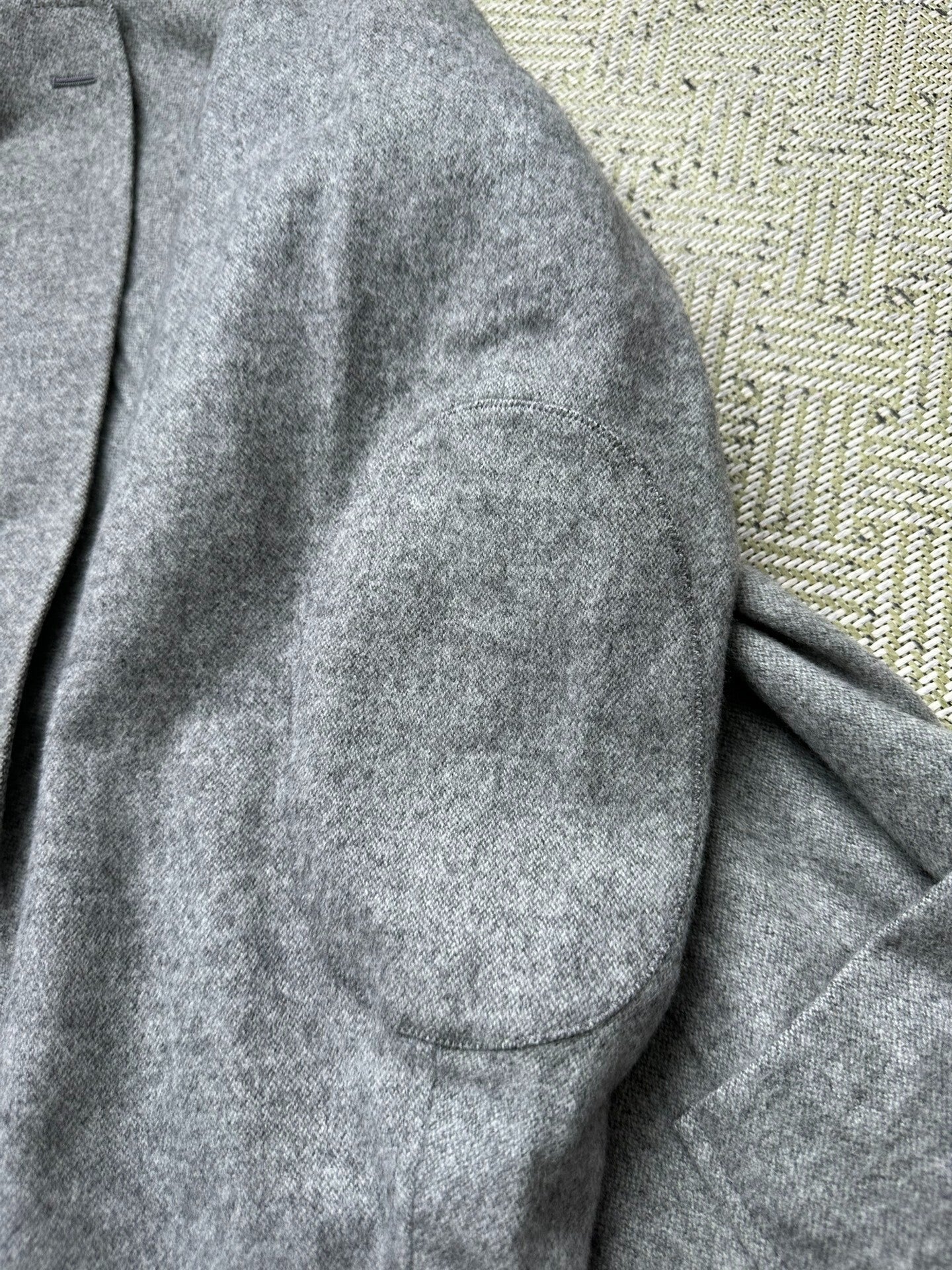 gray wool blazer by Ermenegildo Zegna