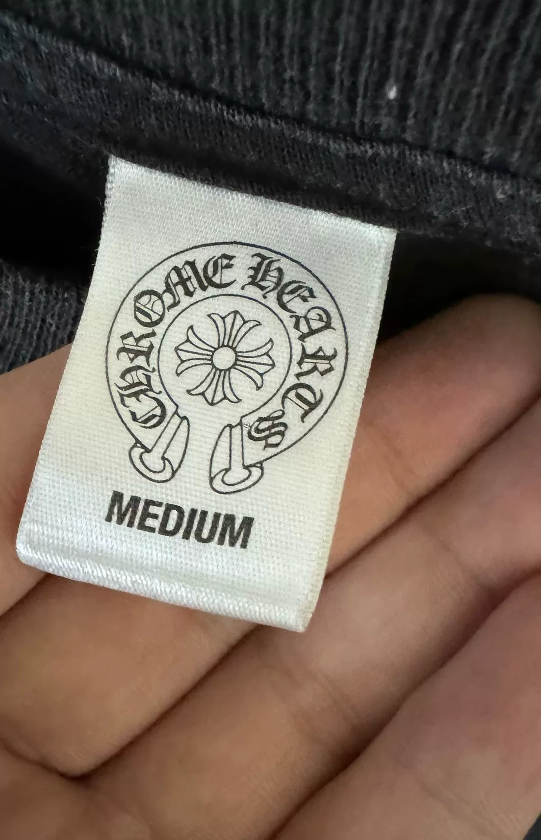 chrome hearts black pocket short sleeve shirt
