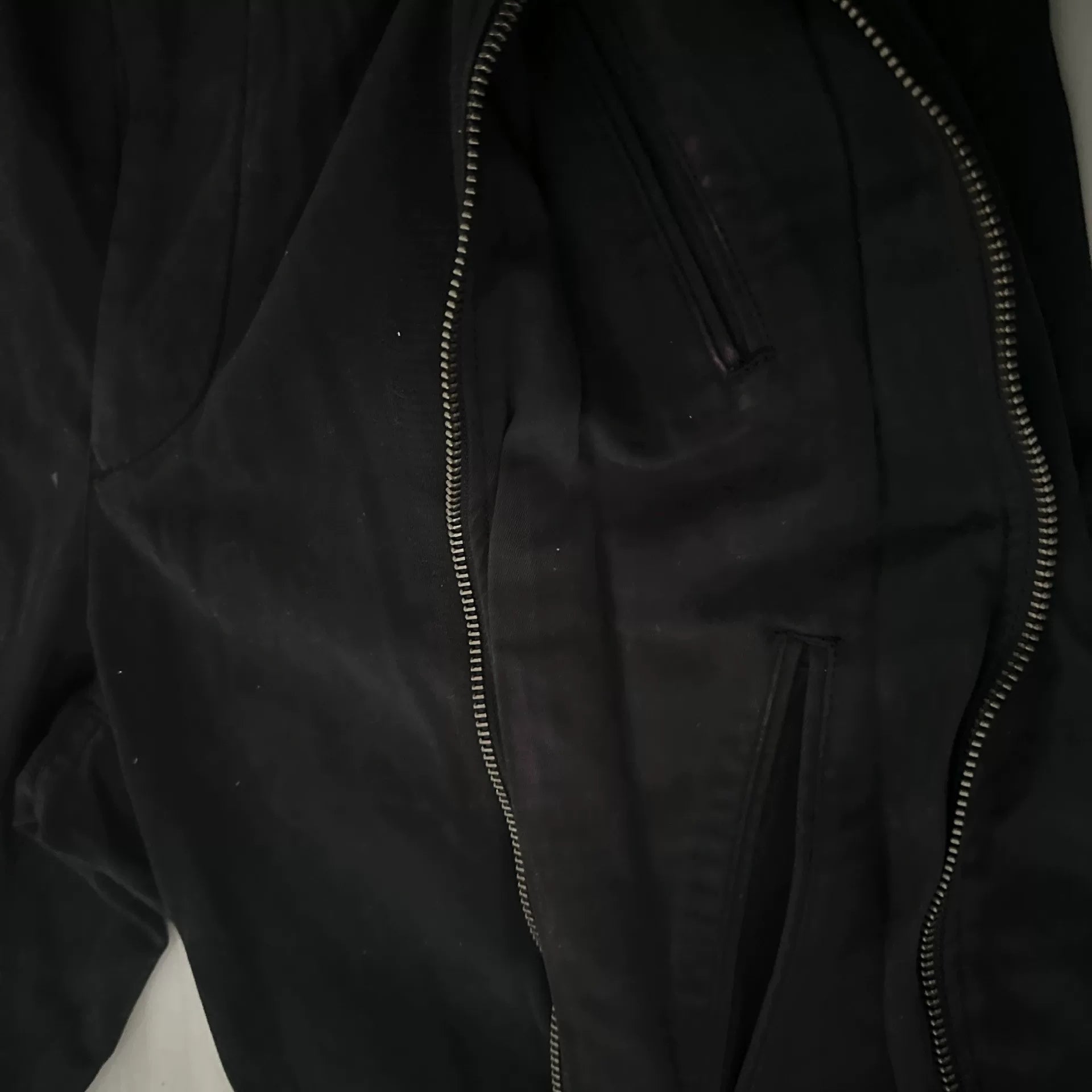 issey miyake rare zip-up black pants