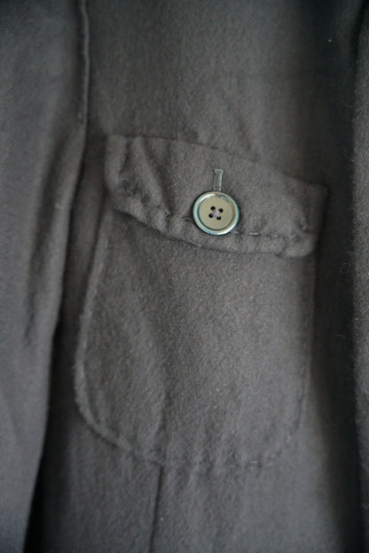 Yohji Yamamoto Tailored Wool Blend Coat