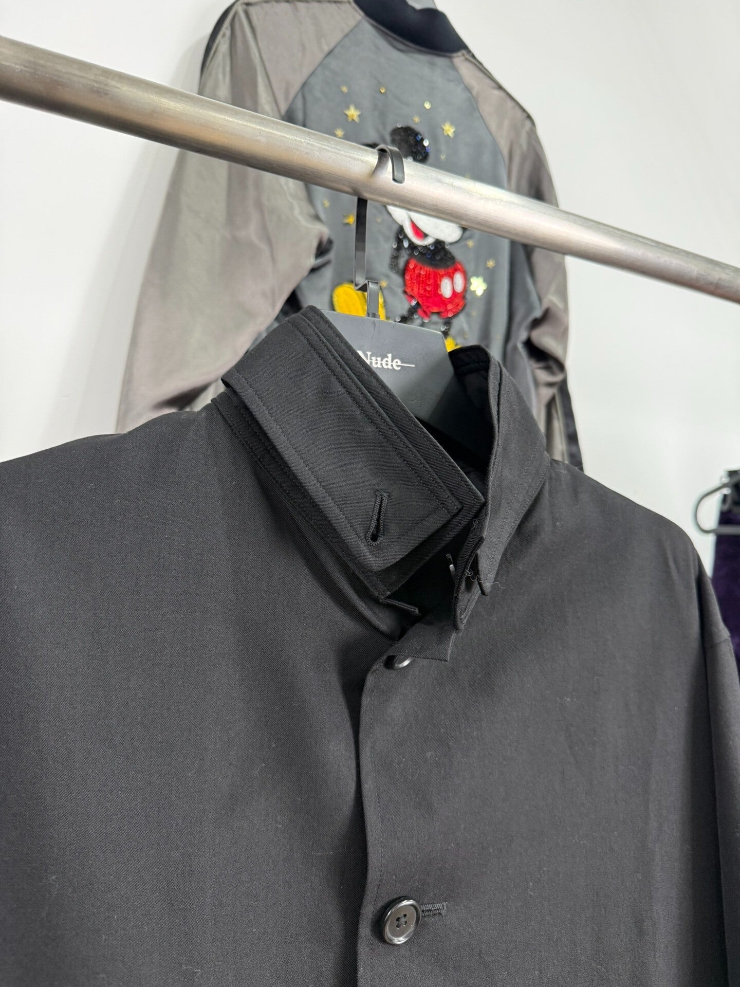 Yohji Yamamoto Wool Overcoat for Men