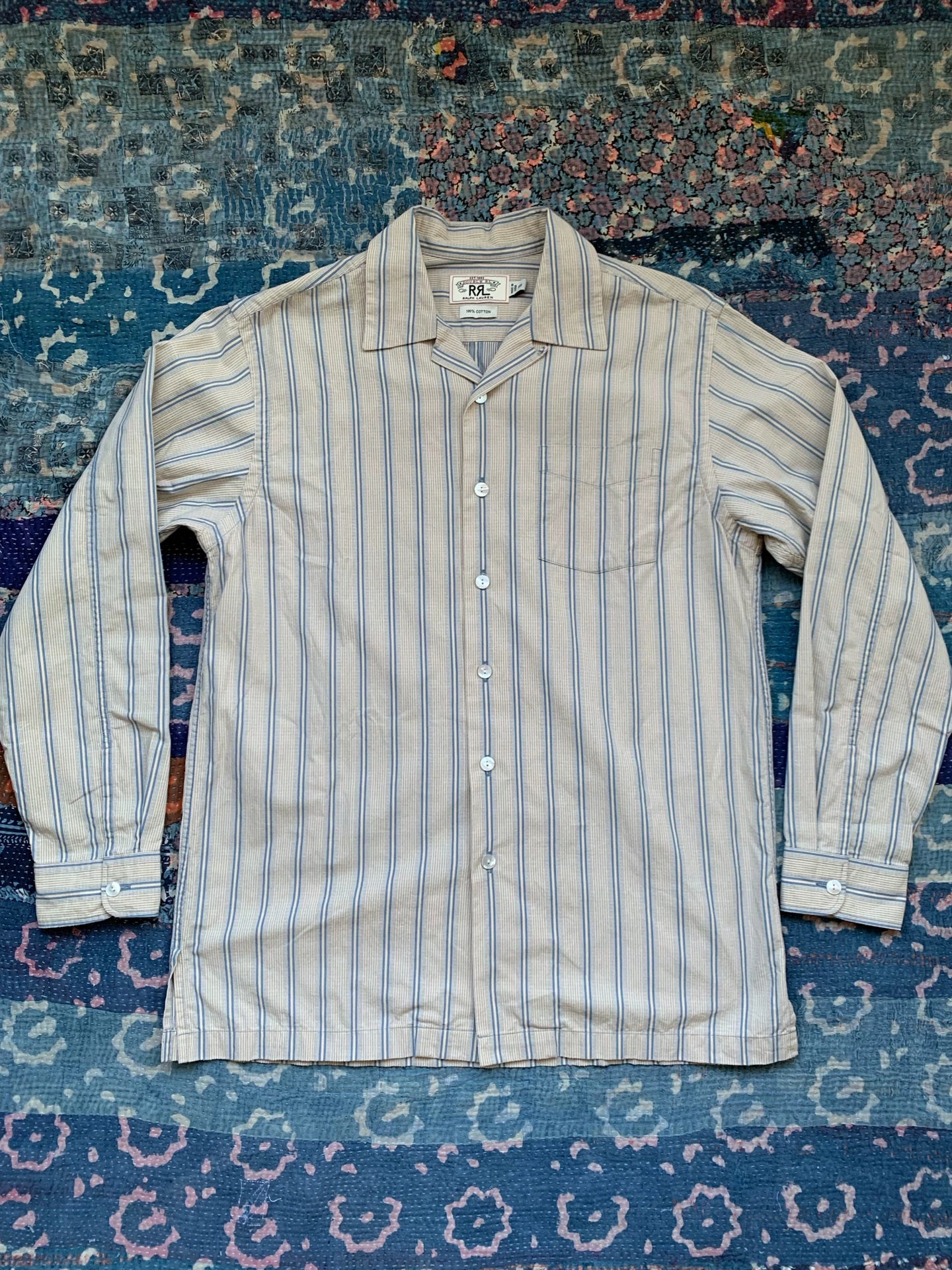 RRL Striped Cotton Shirt