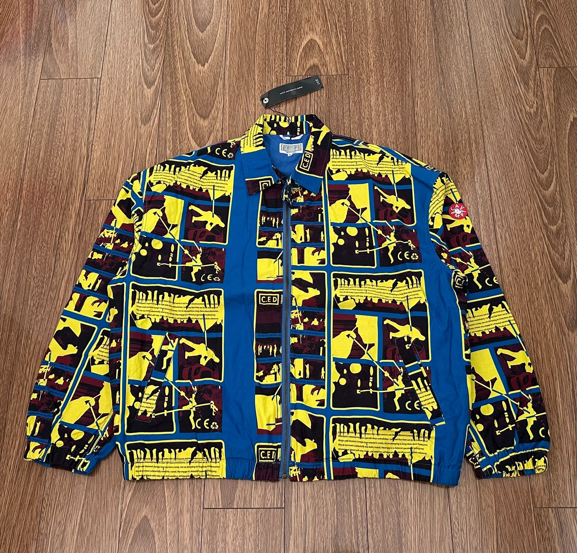 c.e cavempt card 2 zip jacket