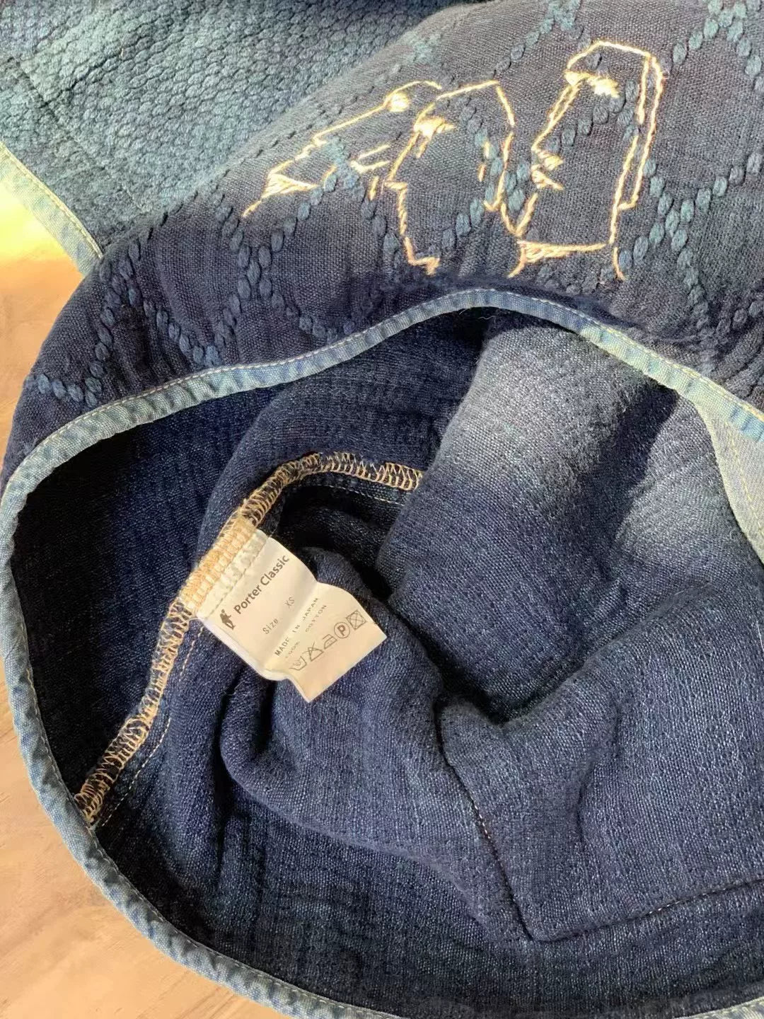 Porter Classic Sashiko Sweatshirt Jacket