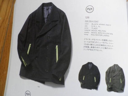 neighborhood fragment wool double-breasted coat