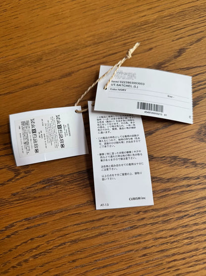 visvim ict UT.satchel (L) Deer Leather