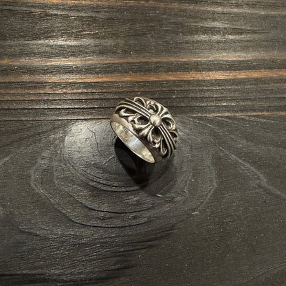 Chrome Hearts 925 Silver Keeper Ring Narrow