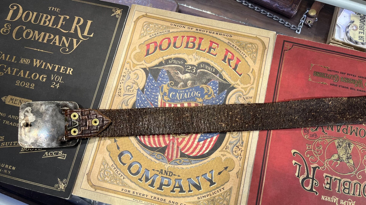 Vintage RRL Ralph Lauren Leather Belt