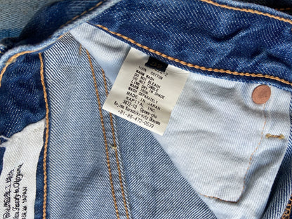 kapital 14oz denim monkey cisco pants