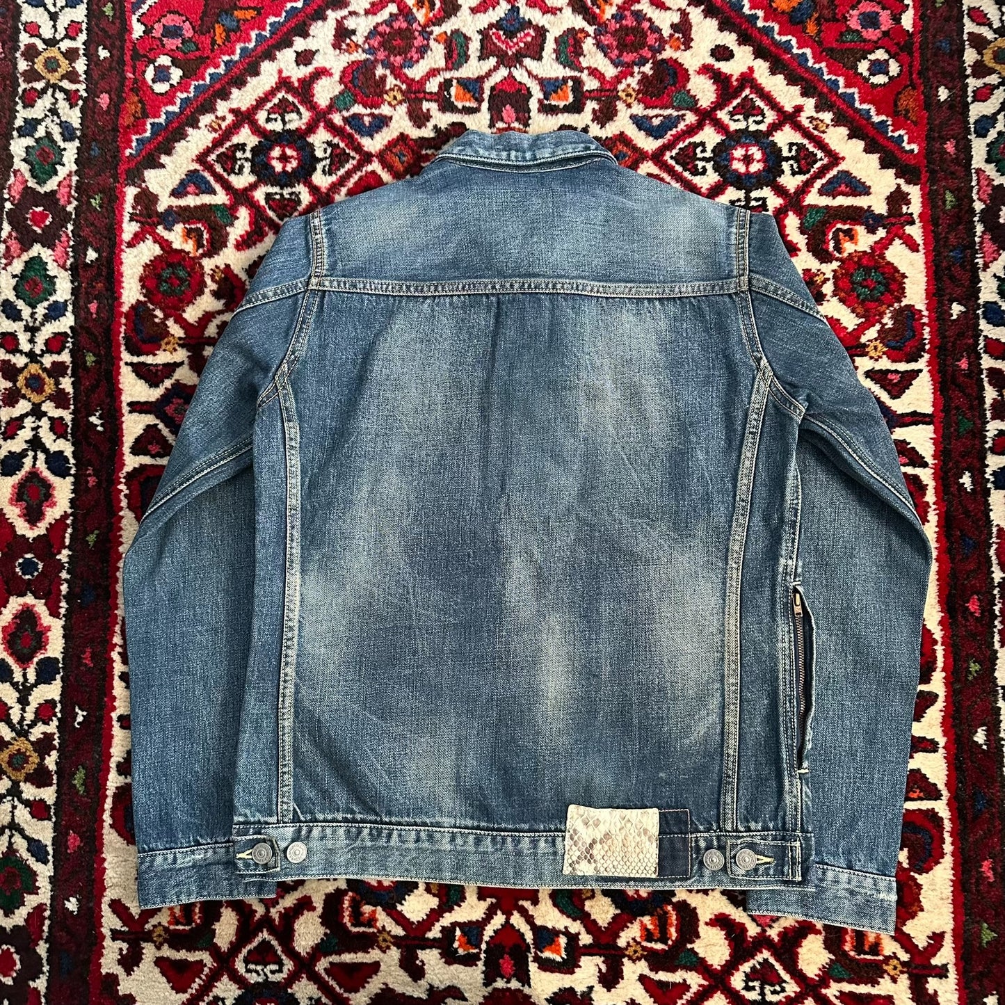visvim 11aw 101 yellow mud denim jacket