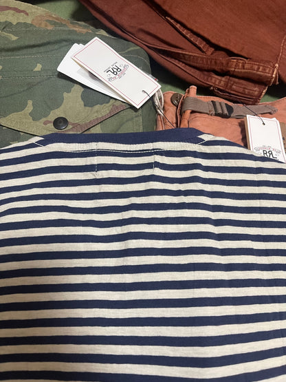 RRL Double RL Striped Tee