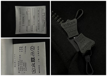 Julius 18AW Multi-Zip Long Coat