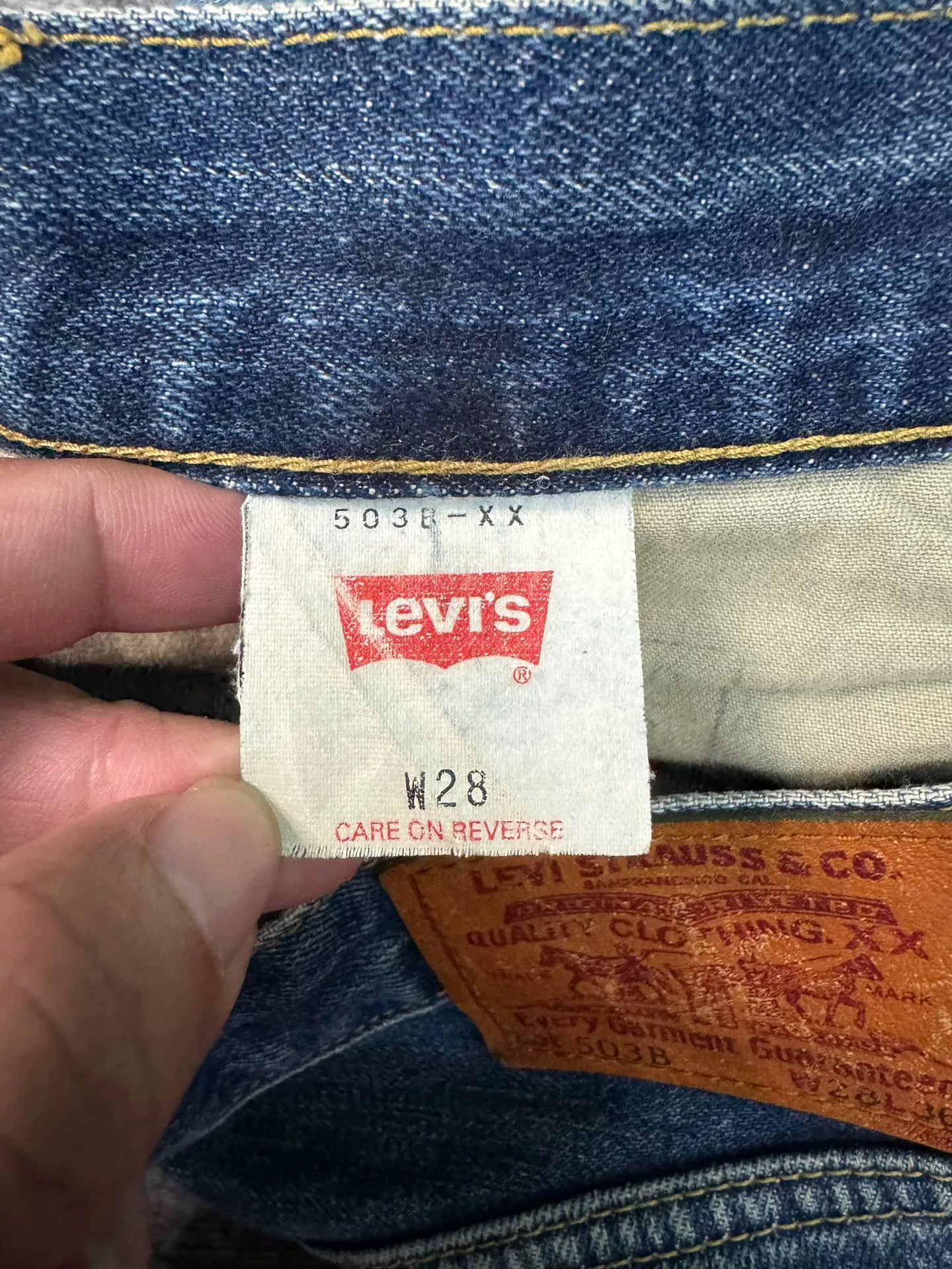 Vintage Levi's 503 Big E Jeans