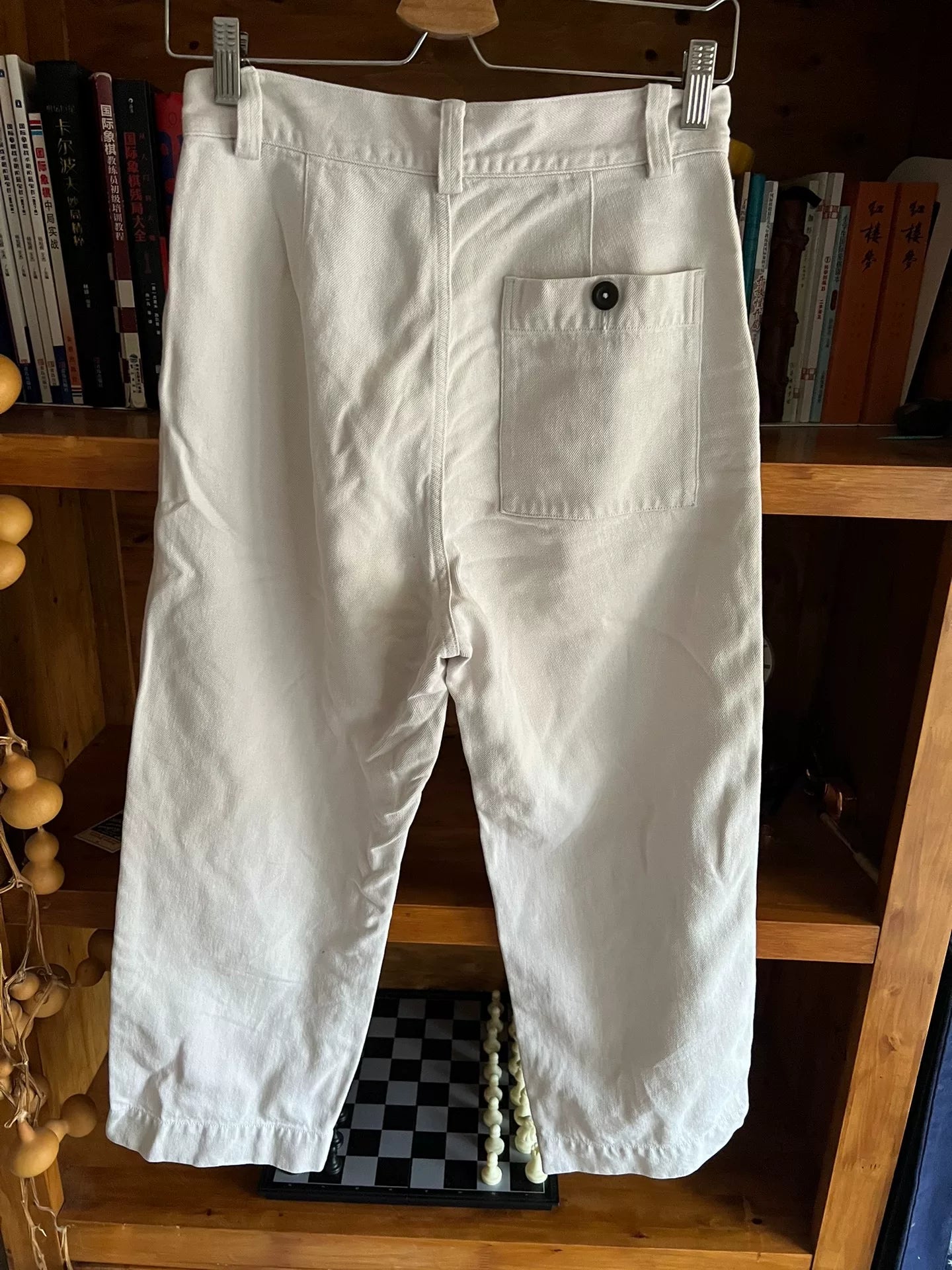 vintage washed grey work pants