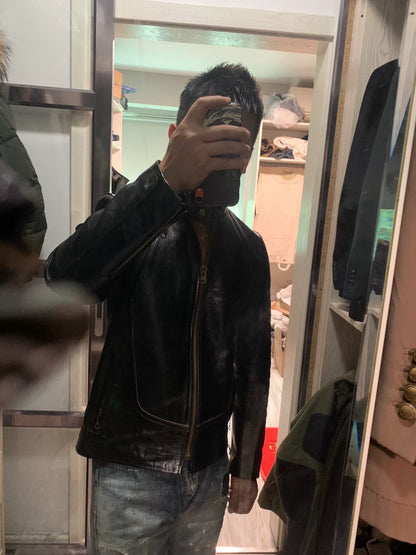 fine creek leather j100 style jacket