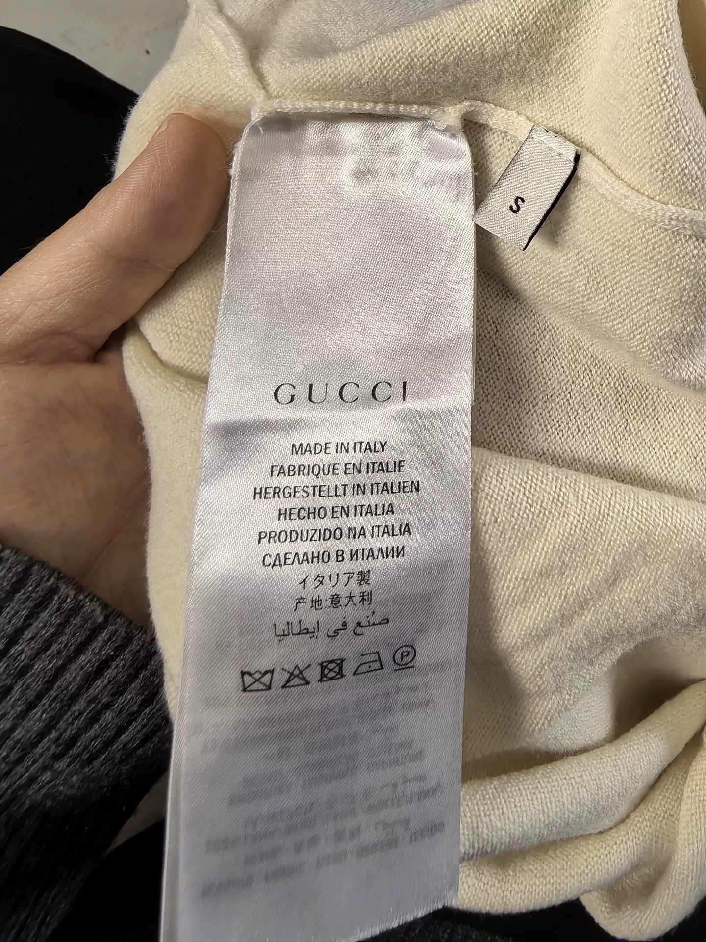 Gucci Wool Sweater with Red Green Stripes