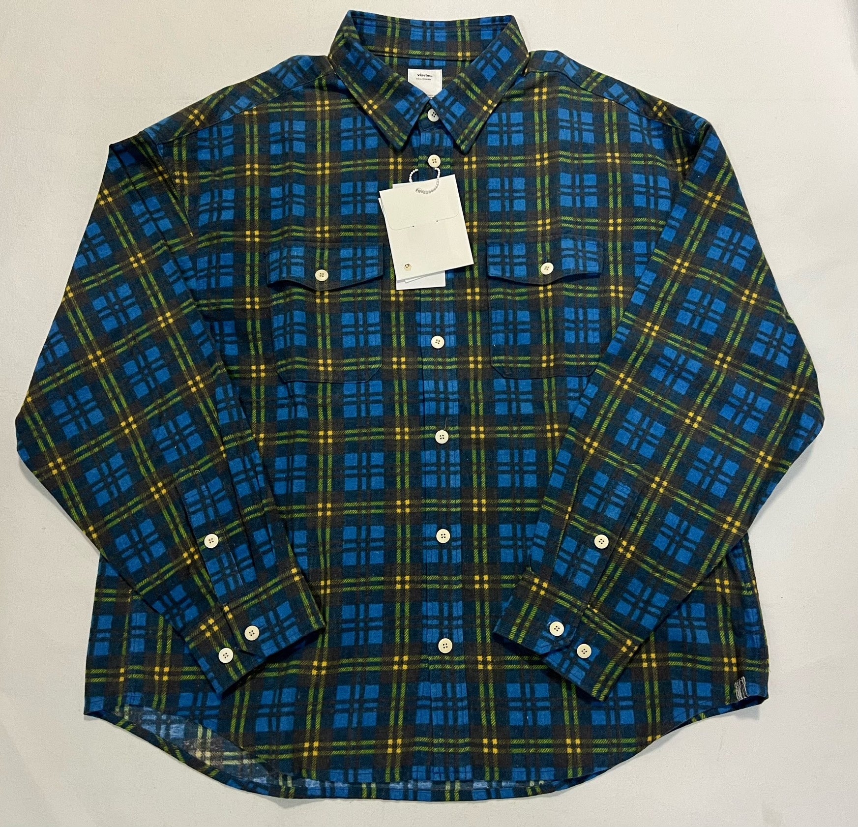 VISVIM 23SS PIONEER KHADI CHECK L/S