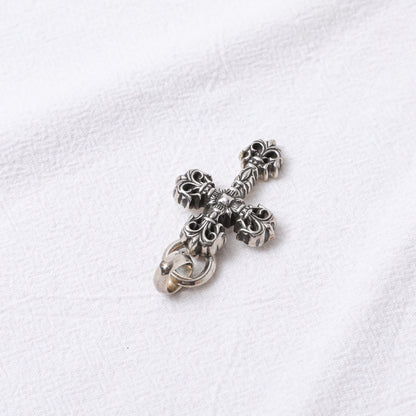 Chrome Hearts 925 Silver Cross Pendant